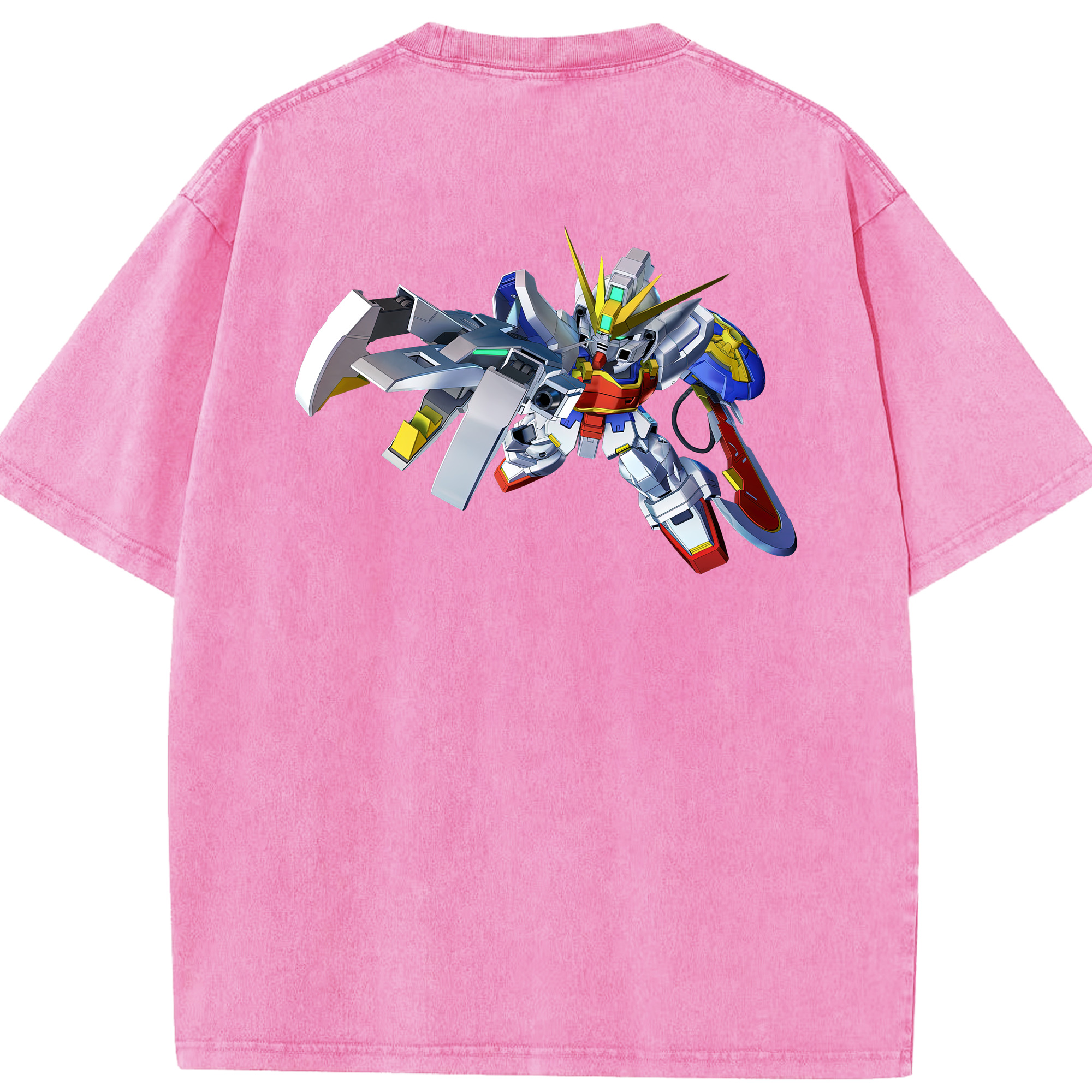 （画像用） 機動戦士ガンダム Mobile Suit Gundam 綿100% ヴィンテージ風 半袖Tシャツ（背面プリント）